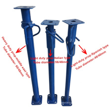 2.2m to 4.0m heavy duty construction floor support adjustable steel prop scaffolding jack